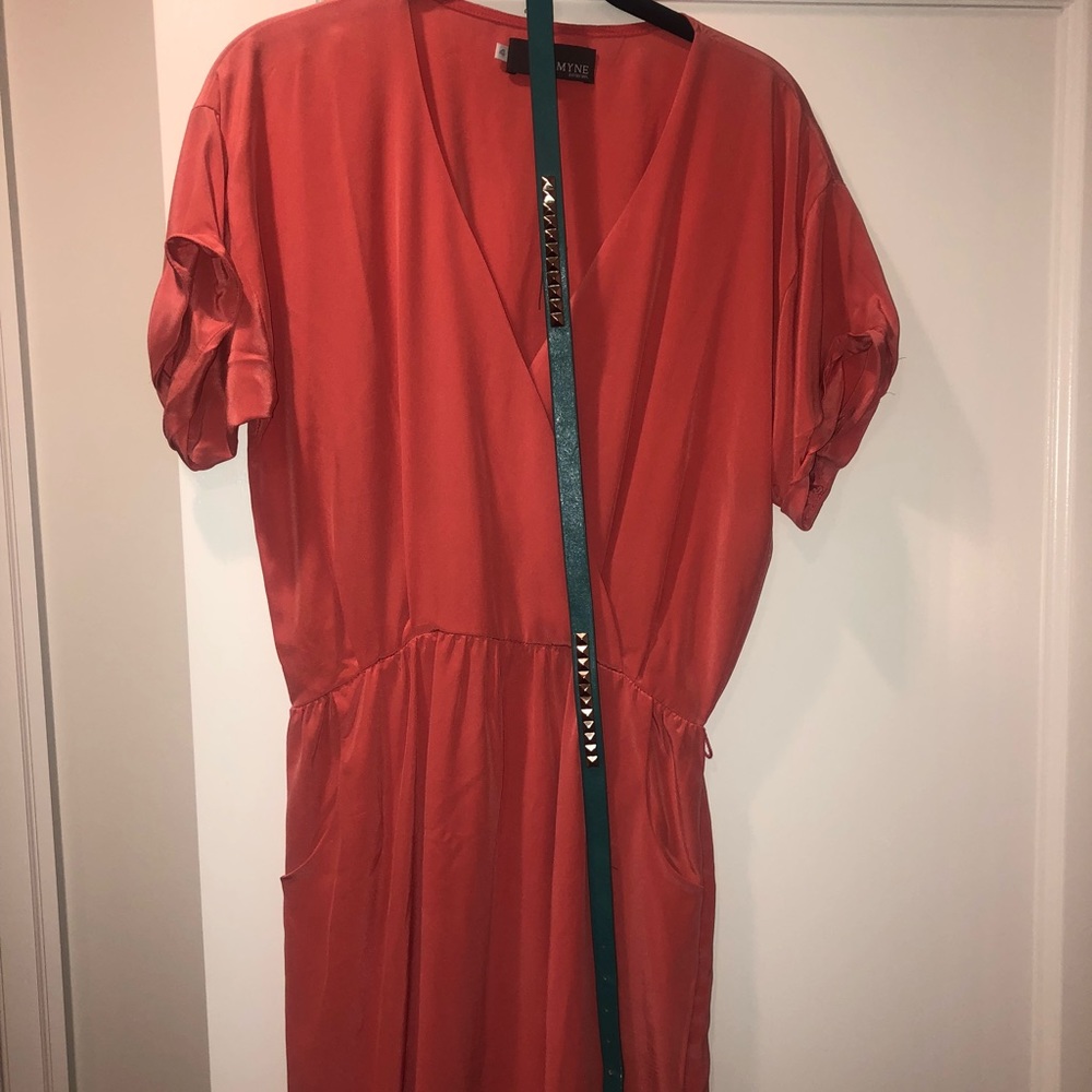 MYNE Ashley Ann 100% silk dress NWT